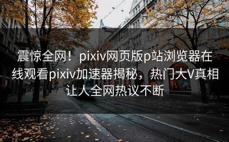 震惊全网！pixiv网页版p站浏览器在线观看pixiv加速器揭秘，热门大V真相让人全网热议不断